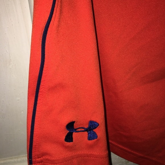 Under Armour orange/ navy stripe shorts - Picture 2 of 4